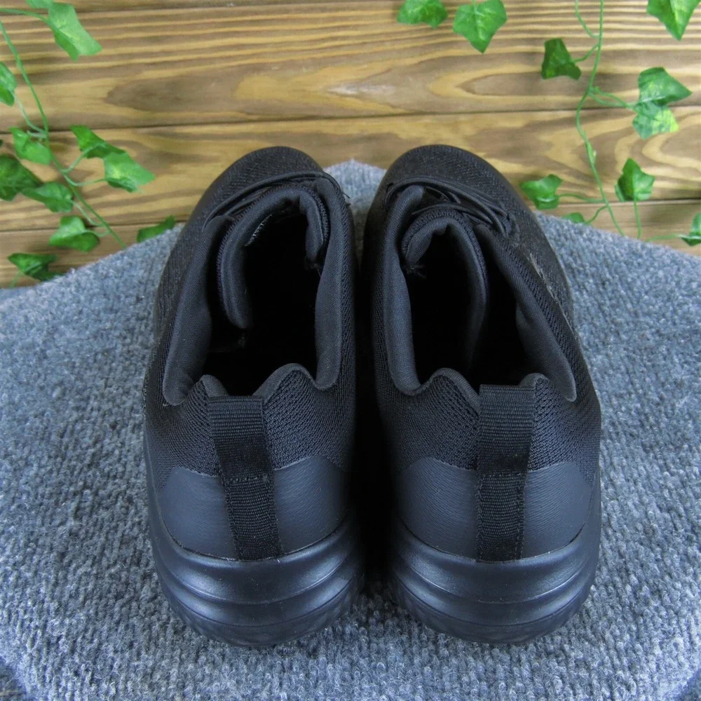 SKECHERS Men Relaxed Fit Memory Foam Sneaker Black Textile 10.5 Gently Used 2025